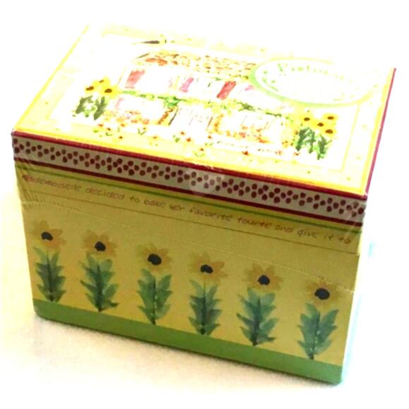 Pfaltzgraff Secrets of Pistoulet Recipe File Box New Sealed - Picture 1 of 6